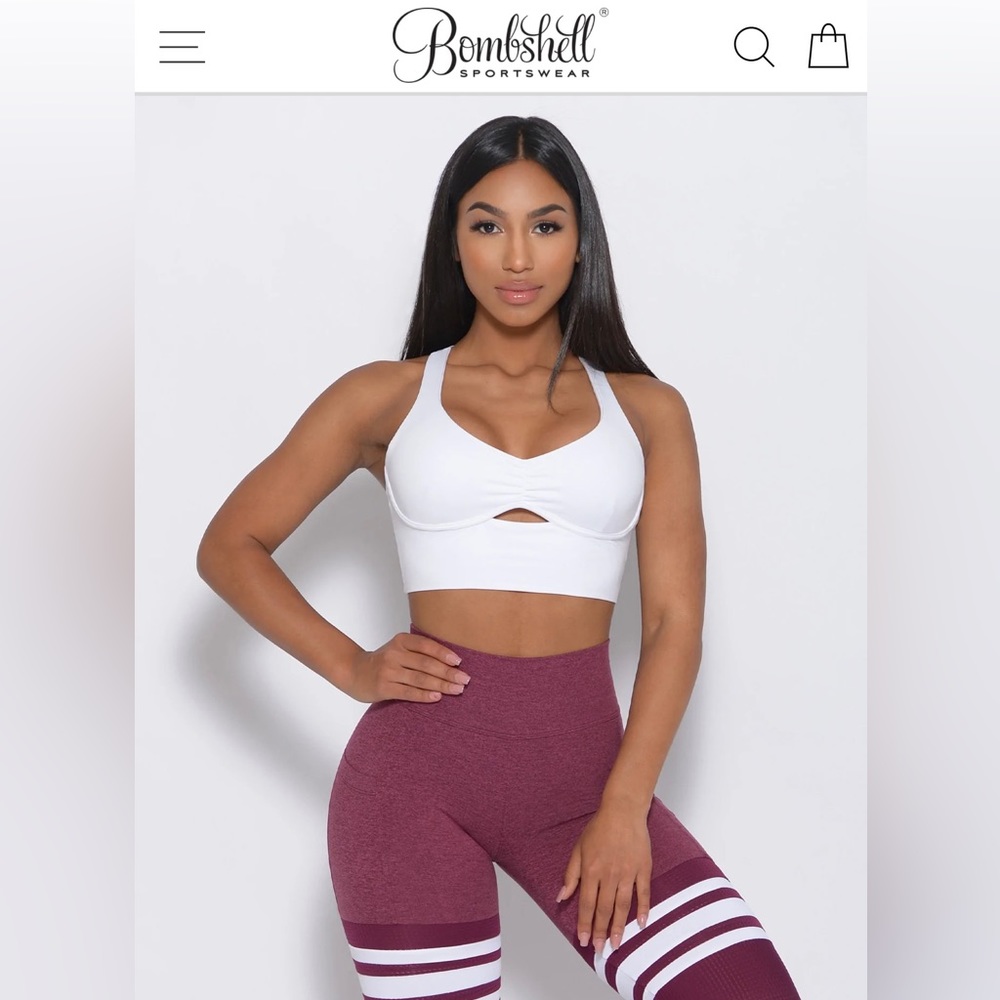 Bombshell Sportswear Keyhole Bralette - Medium